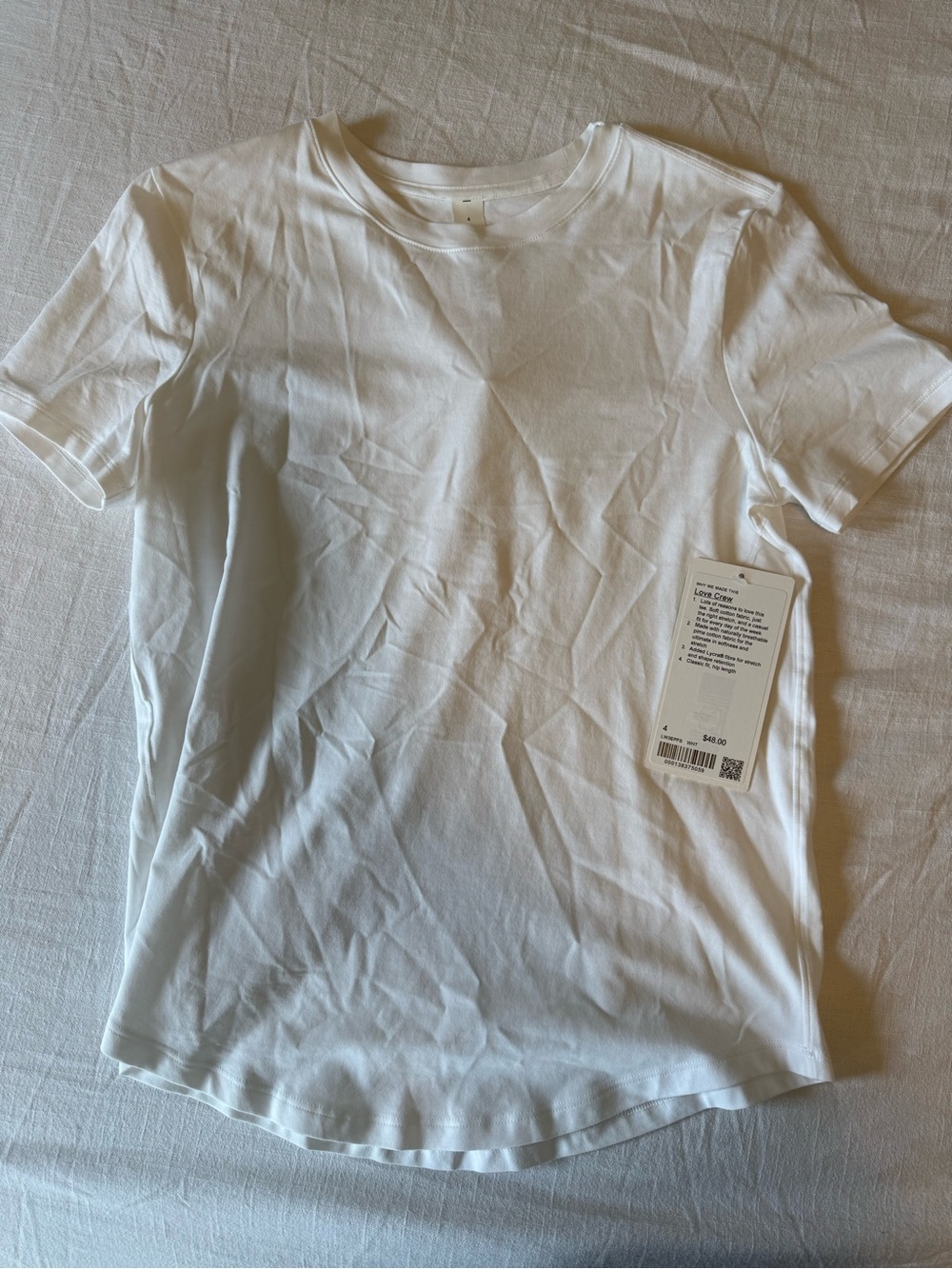 lululemon athletica White Short Sleeve Love Crewneck Tee - Picture 4 of 5